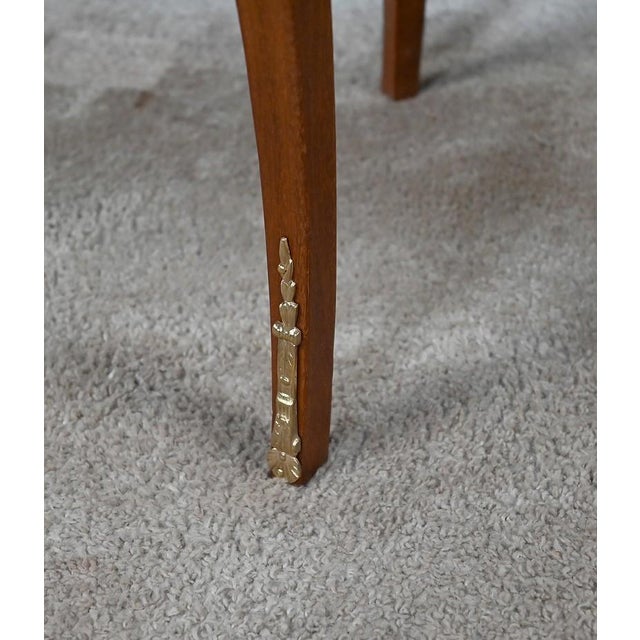 Small Early 20th Century Transition Kidney-Shaped Mahogany Commode For Sale - Image 10 of 18