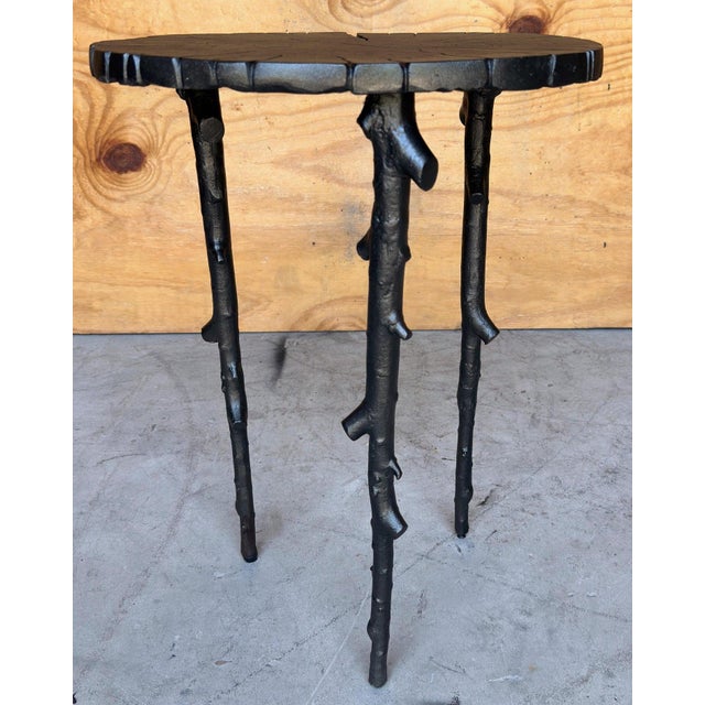 Metal Michael Aram “Enchanted Forest” Side Table For Sale - Image 7 of 10