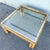 Boho Chic Woven Wicker Glass Top Square Coffee Table For Sale In West Palm - Image 6 of 8