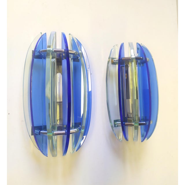 1970s Wall Lights from Veca, Florence, Set of 2 For Sale - Image 5 of 11