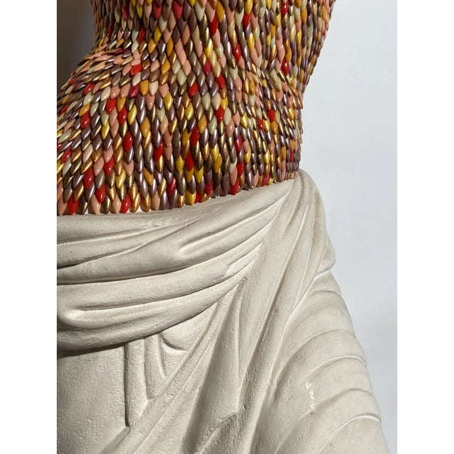 Red Enrica Borghi, Woman Sculpture, 1999 For Sale - Image 8 of 10