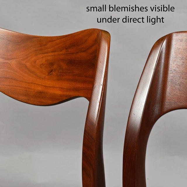 Set of Eight Model 71 Dining Chairs by Niels Otto Møller, Teak, 1960s For Sale - Image 15 of 17