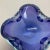 Heavy Blue Murano Glass Shell Bowl or Ashtray, Italy, 1970s For Sale - Image 9 of 17