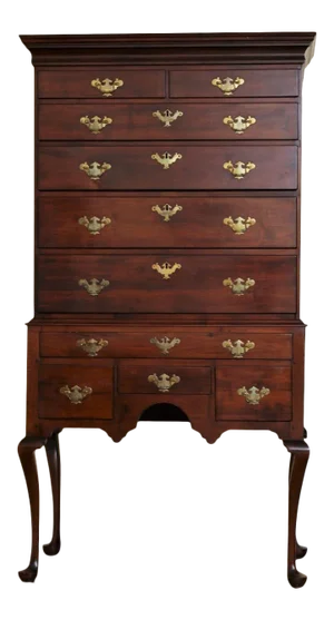 18th Century New England Queen Anne Highboy