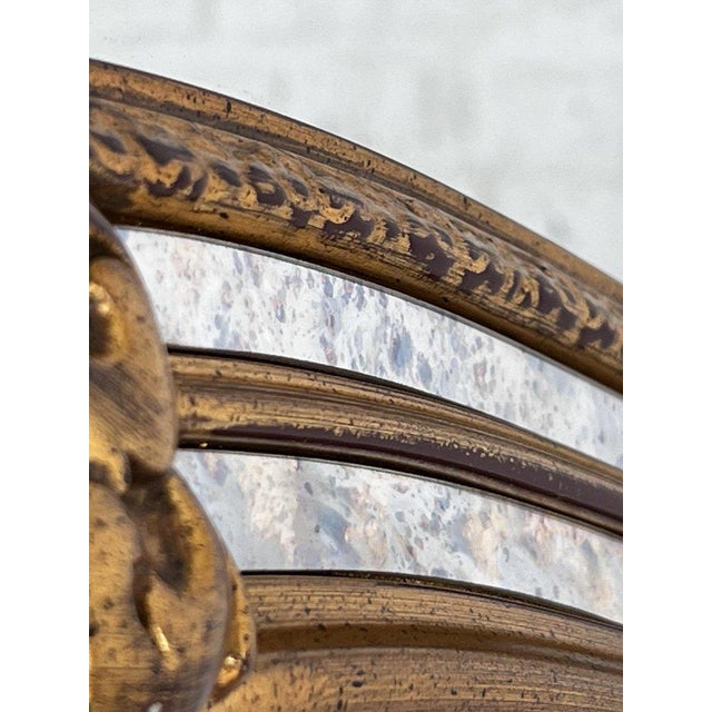 Glass Large Rectangular Free Form Mirror For Sale - Image 7 of 9