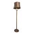 1990s Modern Burnished Copper Floor Lamp For Sale