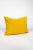 This modern pillow is bright yellow on one side, with black + white woven fabric on the other. Measures 12"x16" and comes...