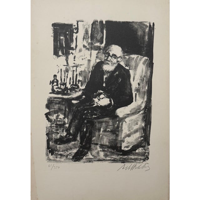 Arbit Blatas, Lithuanian French Artist Arbit Blatas Lithograph Edouard Vuillard Ecole D'Paris, 1962 For Sale - Image 4 of 6