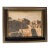Mid 20th Century Southwest Pueblo Oil Painting With Kiva Ladders, Signed McDonough, Framed For Sale
