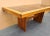 Vintage Dining Table Solid Teak & Smoked Glass Extendable For Sale - Image 11 of 12