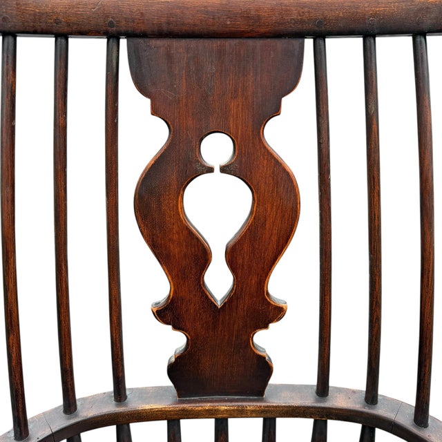 Late 19th/Early 20th Century English Thames Valley Windsor Chair For Sale - Image 10 of 14