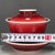 1990s 1990s Langyao Red Porcelain Gaiwan Tea Set, Ox‑Blood Red Glaze Teacup With Lid & Saucer For Sale - Image 5 of 9