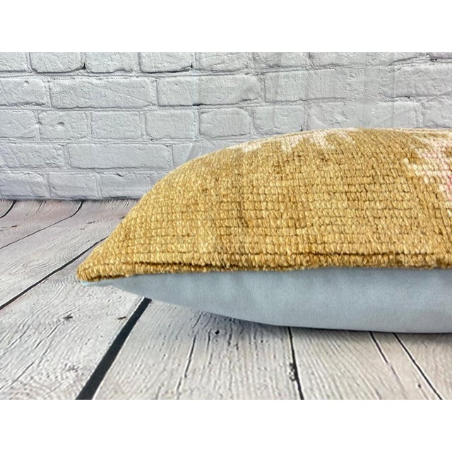 16 x 24 Rug Pillow Sapphire Haven Turkish Pillow Cushion Cover For Sale - Image 4 of 4