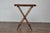 19th Century 19th Century English Tray on Stand Mahogany Side Table with X-Form Base For Sale - Image 5 of 12