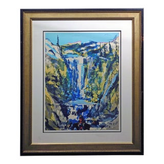 Earl Biss" Walking Upon the Thundering Waters St Ii" Hand Signed Framed For Sale