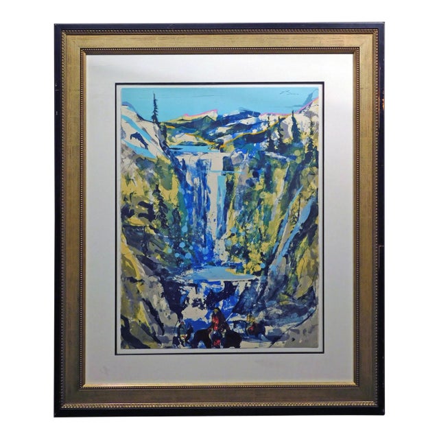 Earl Biss" Walking Upon the Thundering Waters St Ii" Hand Signed Framed For Sale