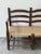 Antique French Provincial Radassier Bench in Oak with Rush Seat, France For Sale - Image 5 of 16