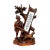 Carved Wood Thermometer Stand Hunter and Staghound, 1910s For Sale - Image 6 of 6