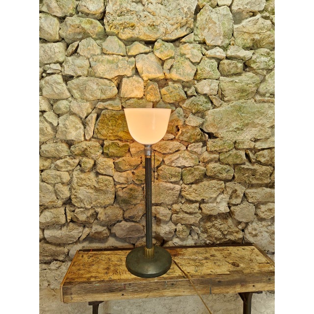 Table Lamp by P. Fargette, 1920s For Sale - Image 4 of 18