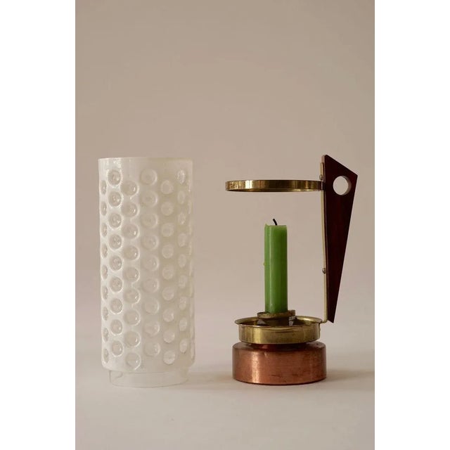 Austrian Rosewood Candleholder, 1950s For Sale - Image 4 of 7