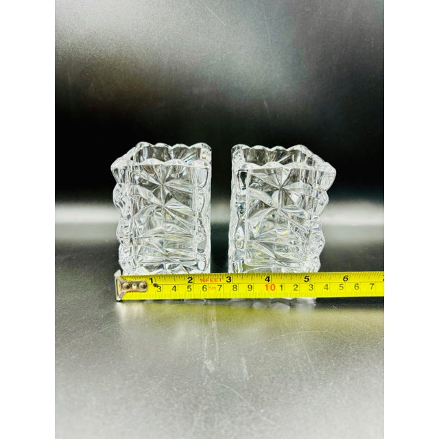 Rosenthal Crystal Paper Bag Collection Vases - 3 Piece Set For Sale - Image 11 of 12