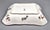 Porcelain Square Dish with Watteau Scenes and Black Ground from Meissen, 1850 For Sale - Image 9 of 13