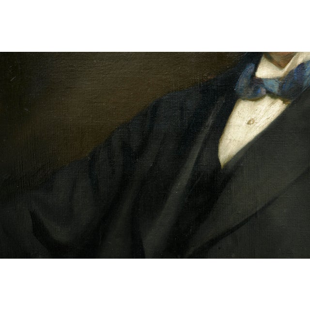 1920s Portrait of Franklin Atwood Park, Vp of Singer Mfg. Co. By Arthur Trevethin Nowell For Sale - Image 5 of 11