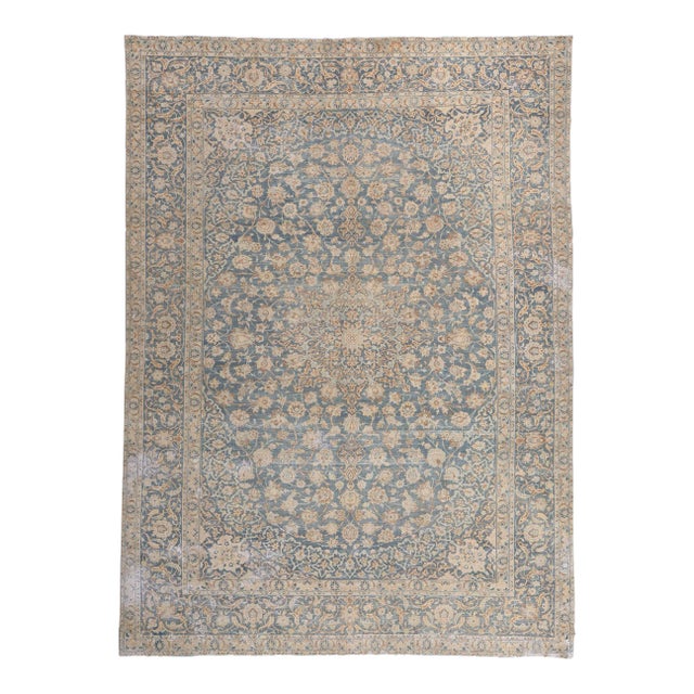Early 20th Century Antique Persian Tabriz Rug, 08'09 X 12'00 For Sale