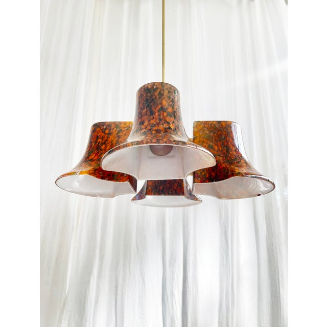 Art Glass Ceiling Lamp from Peill Putzler, Germany, 1960s For Sale - Image 6 of 18