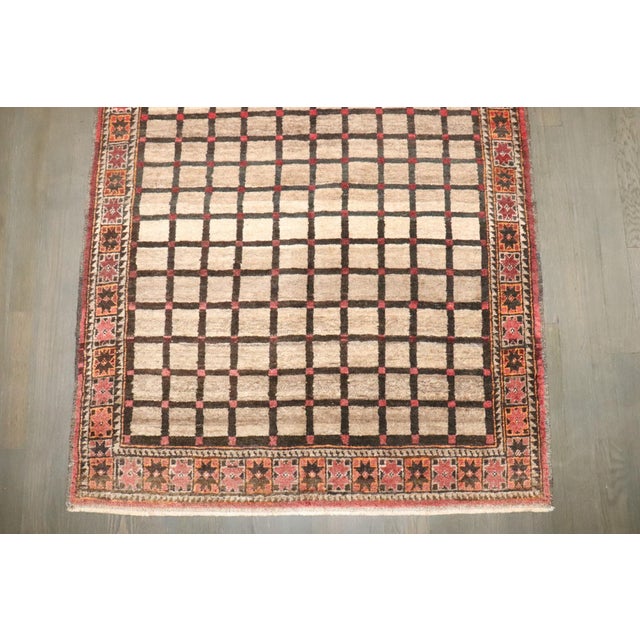 Textile Vintage Afghan Balouch Rug rug no.j4664 For Sale - Image 7 of 7