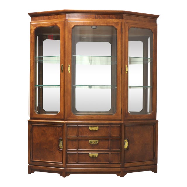 Thomasville Mystique Asian Chinoiserie China Display Chairish