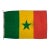 Vintage Wool Batik Flag of Senegal, Africa For Sale