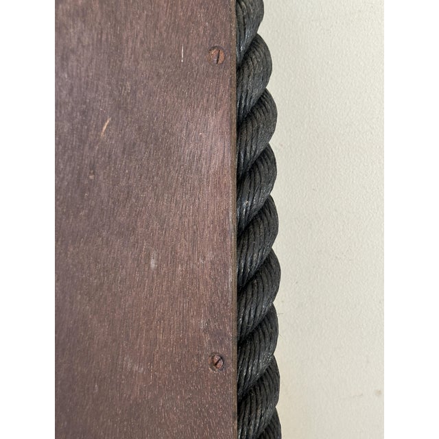 Black Rope Mirror, 1960s For Sale - Image 10 of 16