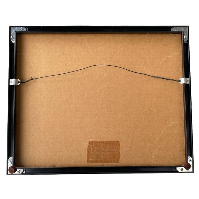 1980s Julian Waters (B. 1957) Signed Calligraphy "Yum" World Foods Culinary Print, Cooper Union, National Geographic Magazine For Sale - Image 9 of 9