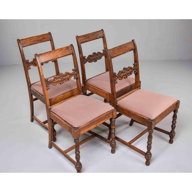 Late 19th Century Victorian English Side Chairs - Set of Four For Sale - Image 10 of 12