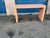 Wood Late 20th Century Parsons Style Salmon Color Console Table For Sale - Image 7 of 10