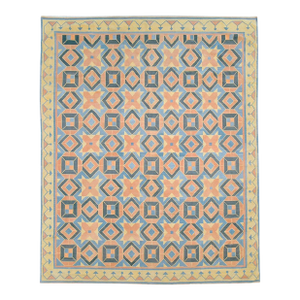 Galerie Shabab Collection Mid-20th Century Indian Flatweave Dhurrie Carpet