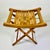 Wood Mid-Century Modern Boho Chic Americana Pine Folding Stool For Sale - Image 7 of 14