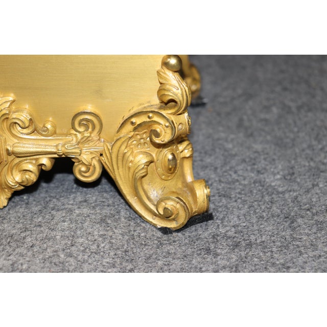 Antique French 19th C. English Style Mantle Clock by Guenee For Sale - Image 14 of 17