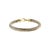 Contemporary Late 20th-Century Sterling and 14k D. Yurman 7mm Buckle Cable Bracelet For Sale - Image 3 of 4