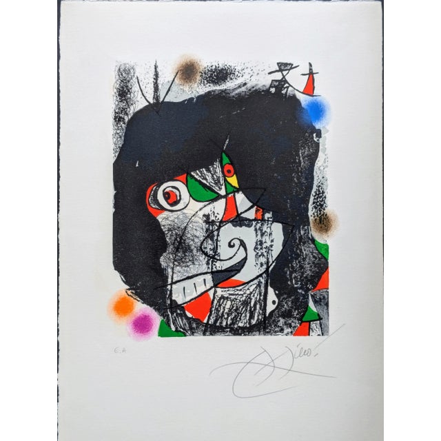 Joan Miro, The Scenic Revolution, 20th Century, Color Lithograph For Sale - Image 3 of 12