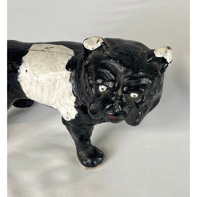 Metal Mid 20th Century Bulldog Doorstop For Sale - Image 7 of 10