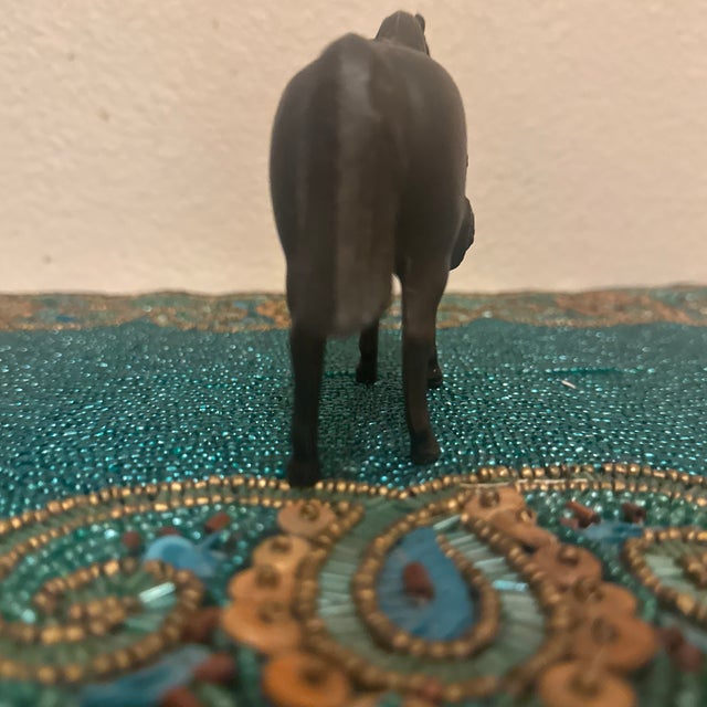 Mid-Century Western Cast Metal Saddled Carnival Horse Figurine For Sale In Minneapolis - Image 6 of 10