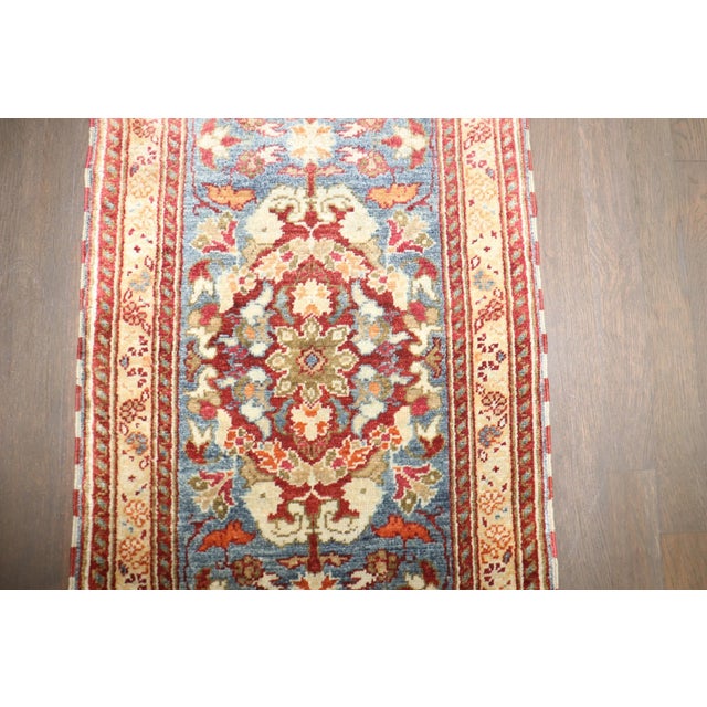 Textile Small Narrow Vintage Turkish Rug no. j5247 For Sale - Image 7 of 10