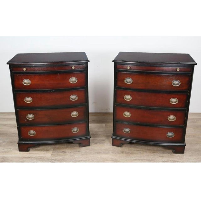 1990s Bombay Company Hepplewhite Style Nightstands a Pair Chairish