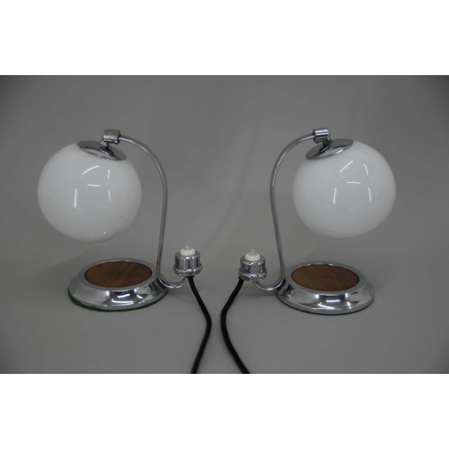 1930s Art Deco Table Lamps, 1930s, Set of 2 For Sale - Image 5 of 12