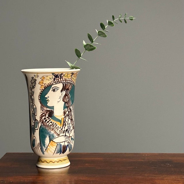 Ceramic Carl-Harry Stålhane, Swedish Mid-Century Modern, Stoneware Vase, Sweden, 1943 For Sale - Image 7 of 10