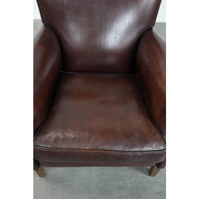 Club Chair in Sheepskin Leather For Sale - Image 6 of 16