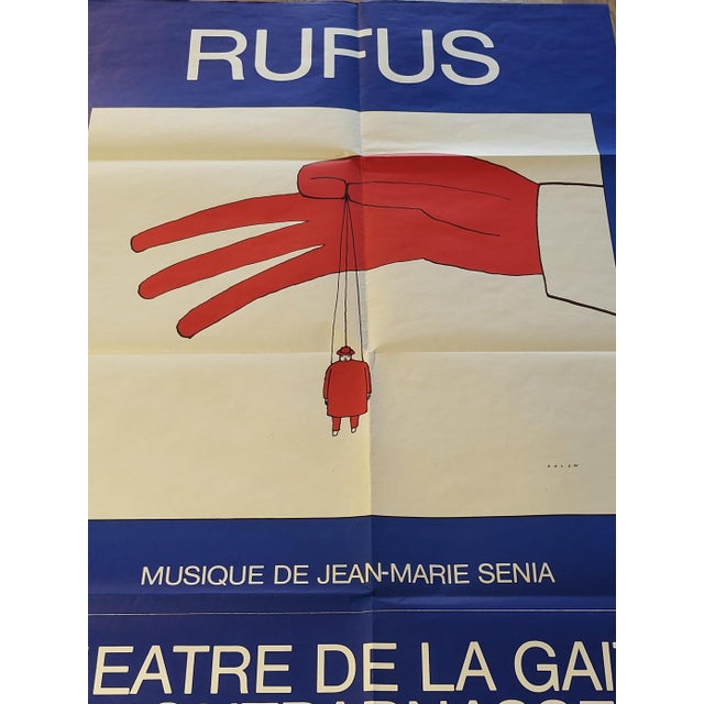 Poster from Jean Michel Folon Rufus, 1981 For Sale - Image 3 of 10