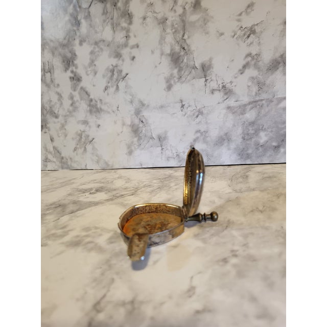 Metal Mid 20th Century Portable Ashtray Courting Couple For Sale - Image 7 of 14